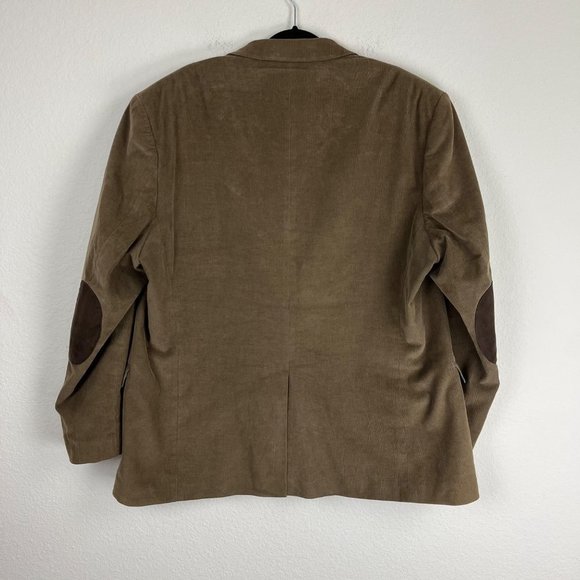 Lauren Ralph Lauren Corduroy Elbow Patch Blazer Size 46L - Picture 2 of 6